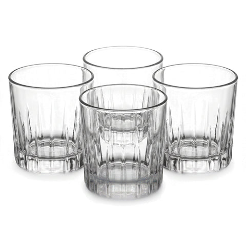 Juego de 4 Vasos de Vidrio Connekt