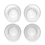 Juego de 4 Vasos de Vidrio Connekt