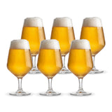Juego de 6 Copas de Vidrio para Cerveza Enjoy