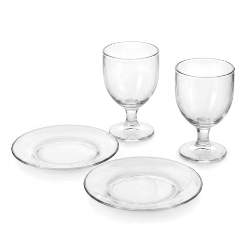 Juego de 4 Copas de Vidrio para Postre