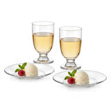 Juego de 4 Copas de Vidrio para Postre