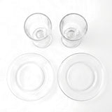 Juego de 4 Copas de Vidrio para Postre