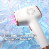 Depiladora láser blanca