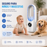 Ventilador Sin Aspas con Humificador 6 Velocidades con Pantalla Digital