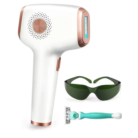 Depiladora láser blanca