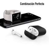 Funda Para Caja De AirPods De Silicon Máxima Protección