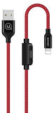 Cable de Carga con Entrada iOS con Auxiliar Audio 3 en 1