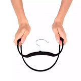 Ganchos de Terciopelo para Ropa 50 Unidades, Apilables, Perchas de Ropa, Calidad Premium Gancho 360 Grados Incluye 3 cubrepolvo Grande 3 medianos y 1 Extragrande