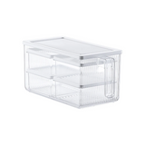 Organizador de alimentos con asa para refrigerador ideal para organizar tu cocina, alimentos e insumos, así como productos de uso personal diseñó 5 en 1