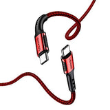 Cable de Datos y Carga de 2m 3A Tipo-C a Tipo-C Nylon
