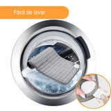 Manta de calefacción eléctrica terapia con calor rápido apagado autom?tico, calor h?medo/seco Boncare 4 ajustes de calor para cuello, hombros, dolor de espalda, funda lavable a máquina (Azul)