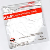50 piezas de cubrebocas KN95. Tapabocas, Mascarillas Protectoras con 5 Capas, Cubrebocas Desechable y Ajustador Nasal con empaque individual (Ajuste Comodo, Blanco)