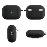 4 Fundas Para AirPods Pro De Silicon Esmeralda Negro Azul Rey Café