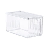 Organizador de alimentos con asa para refrigerador ideal para organizar tu cocina, alimentos e insumos, así como productos de uso personal diseñó 5 en 1