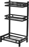 Especiero Brandtrendy de Cocina de Acero Inoxidable, 3 Niveles – Rack Organizador de Especias con Diseño Moderno y Ahorro de Espacio