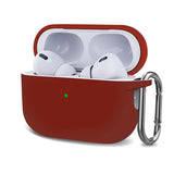 4 Fundas Para AirPods Pro De Silicon Esmeralda Negro Azul Rey Café