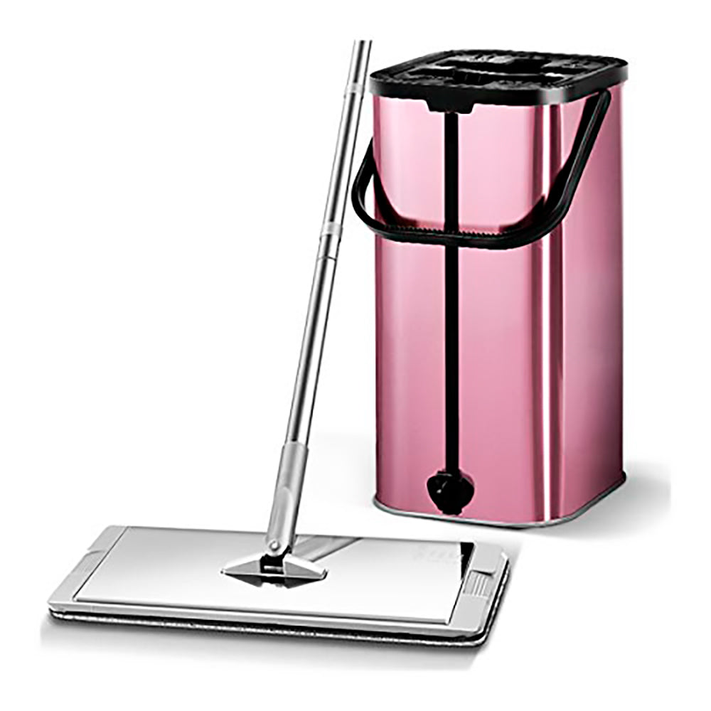 Cubeta con exprimidor Cubo rosa Mop Rectangular para todo tipo de piso –  Brandtrendy