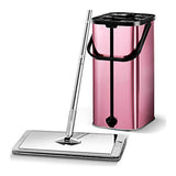 Cubeta con exprimidor Cubo rosa Mop Rectangular para todo tipo de pisos