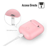 Funda Para Caja De AirPods De Silicon Máxima Protección