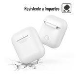 Funda Para Caja De AirPods De Silicon Máxima Protección