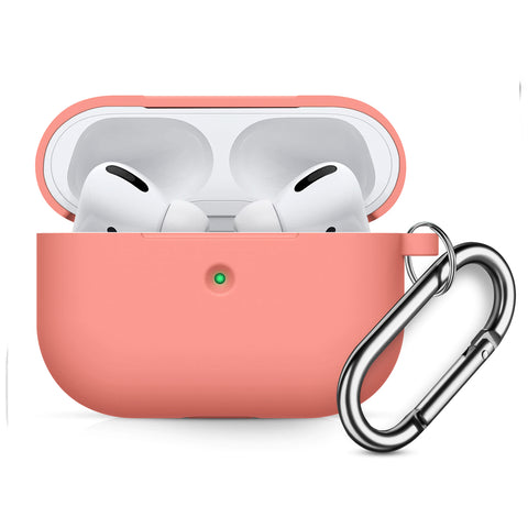 Pack 4 Fundas Para AirPods Pro De Silicon Naranja Claro Naranja Blanco Mamey