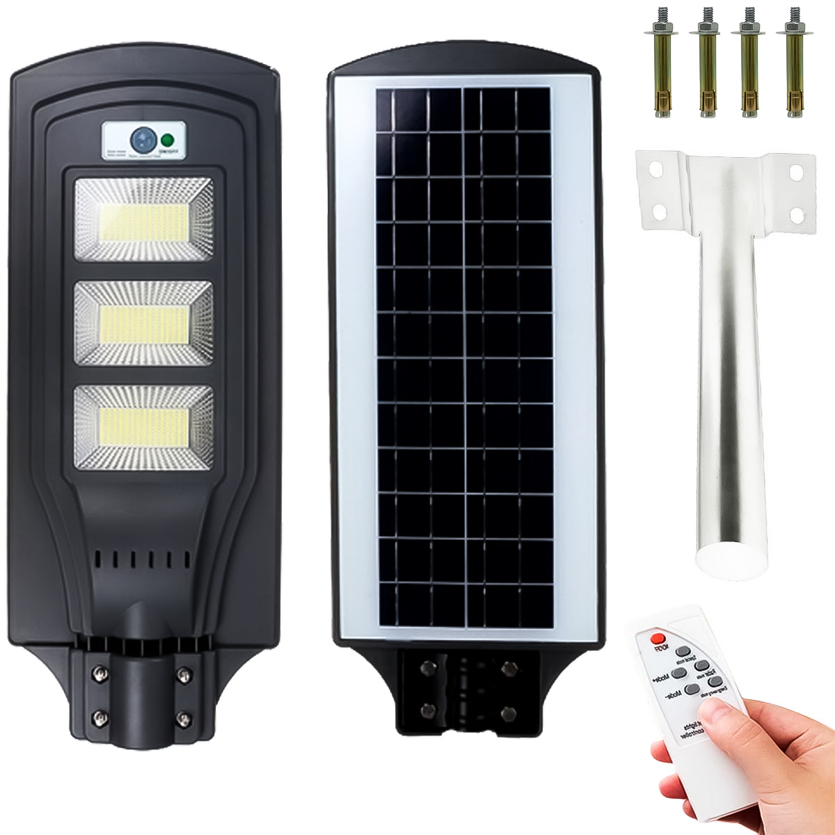 Lampara Led Solar, Sensor De Movimiento Y Control Remoto – Brandtrendy