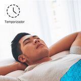 Manta de calefacción eléctrica terapia con calor rápido apagado autom?tico, calor h?medo/seco Boncare 4 ajustes de calor para cuello, hombros, dolor de espalda, funda lavable a máquina (Azul)